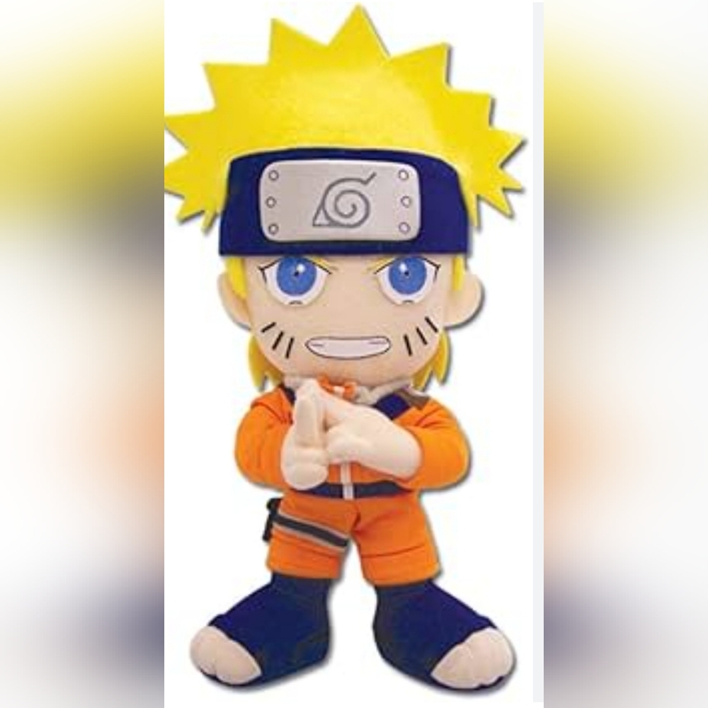 Naruto Plush Ninja Toy with Orange Outfit